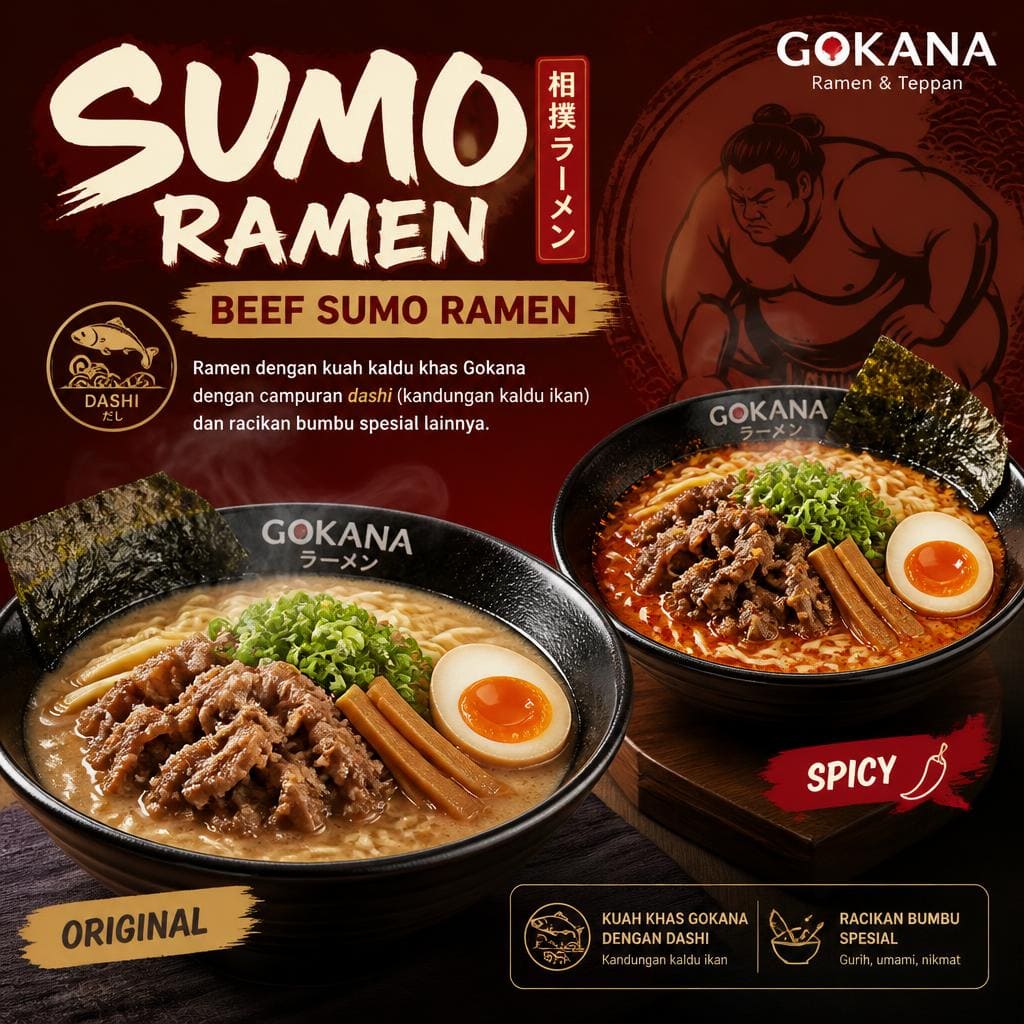 Beef Sumo Ramen Gokana Ramen & Teppan
